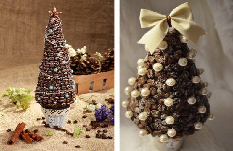 Ideas for Coffee Topiary - New Year
