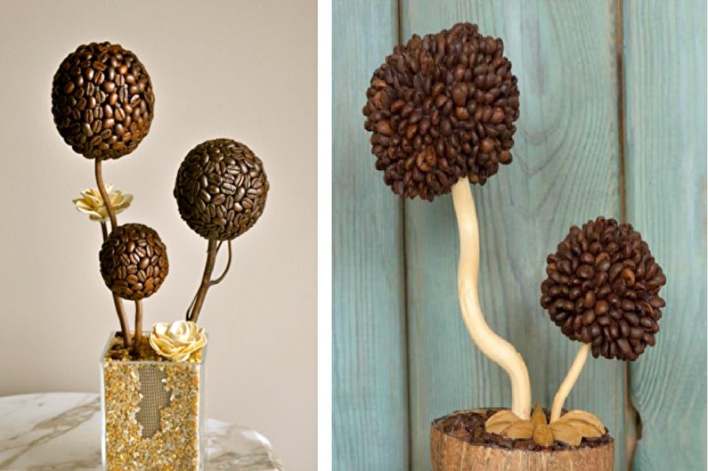 Coffee Topiary Ideas - Double and Triple