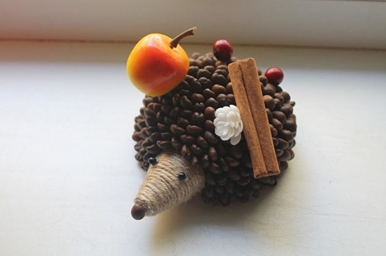 DIY coffee topiary (coffee tree) - photo
