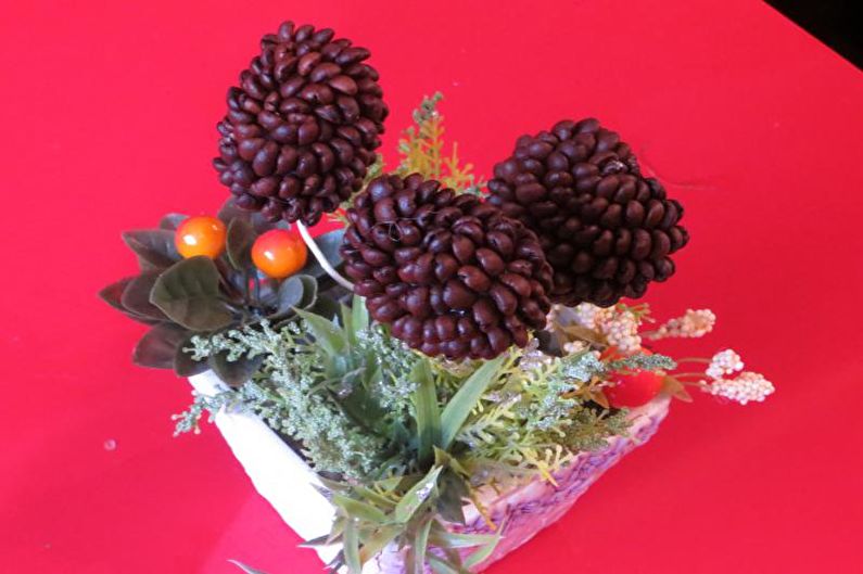 DIY coffee topiary (coffee tree) - photo