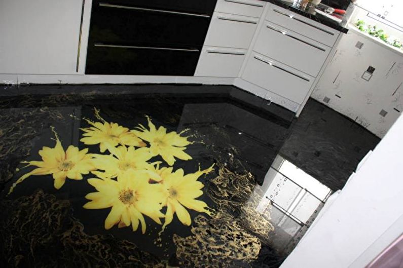 Bulk 3D floors in the kitchen
