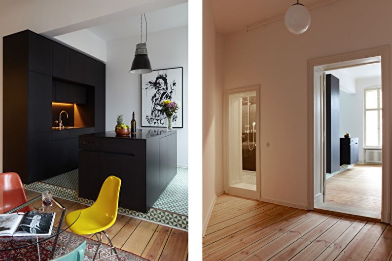 Beautiful kitchen photo - Matte black kitchen