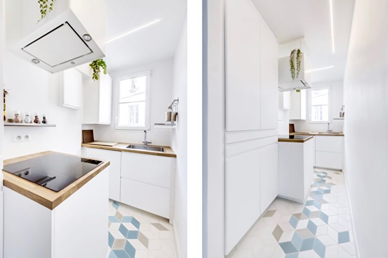 Beautiful kitchens photo - Kitchen 5 sq.m. in Paris