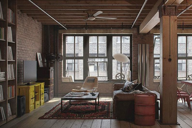 Design d'intérieur de style loft - Meubles