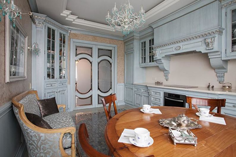 Classic-style kitchen-dining room - Interior Design