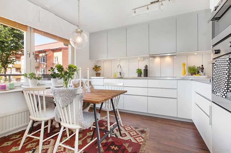 Eclectic kitchen-dining room - Interior Design
