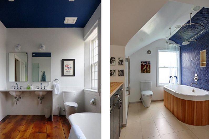 Combined Bathroom Design - Ceiling Finish