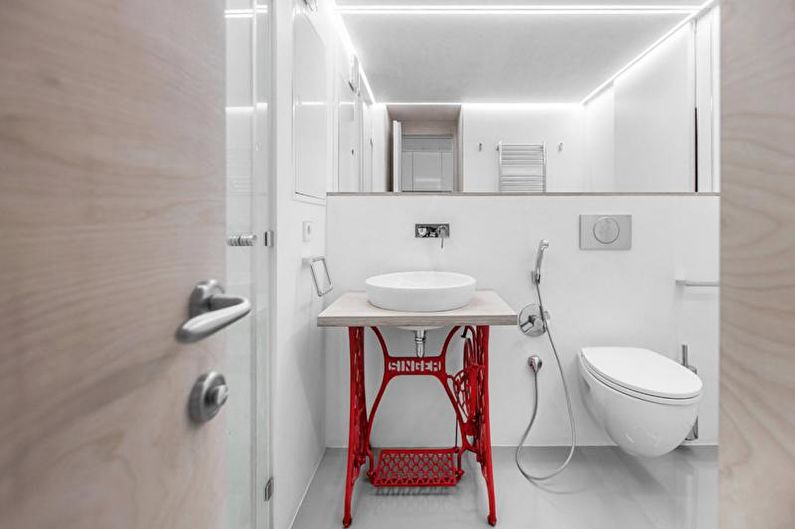 Interior design of a combined bathroom - photo
