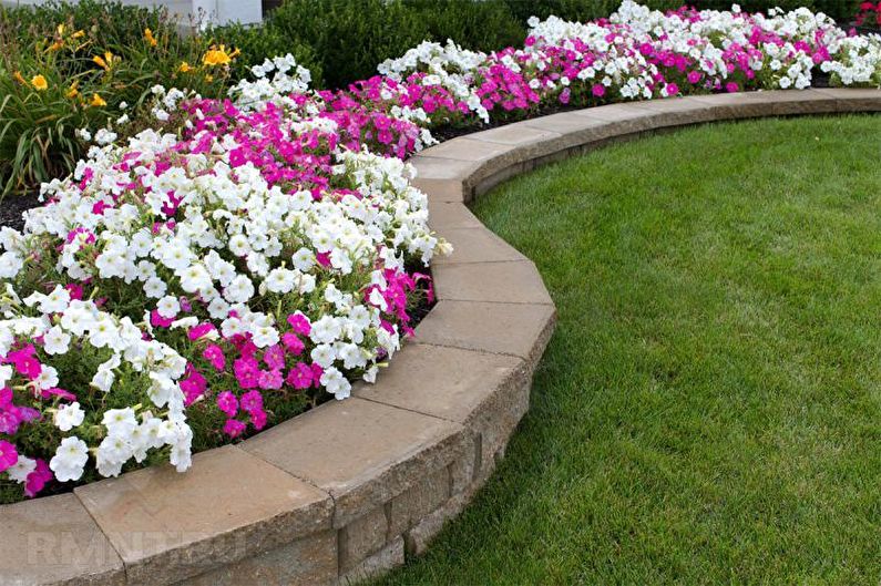 Border - Flowerbed at the cottage, ideas for landscape design