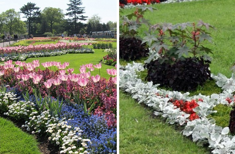 Rabatka - Flowerbed at the cottage, ideas for landscape design