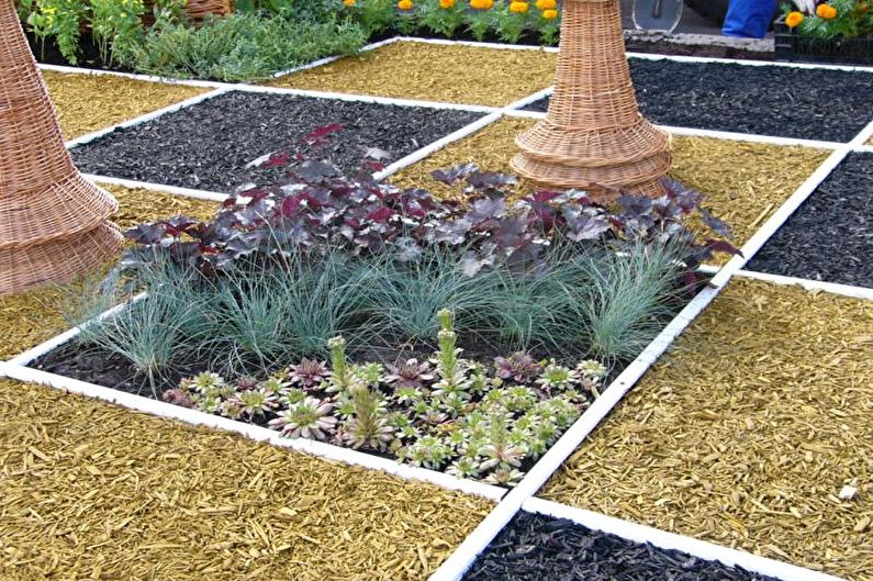 Modular flower beds - Flowerbed in the country, ideas for landscape design