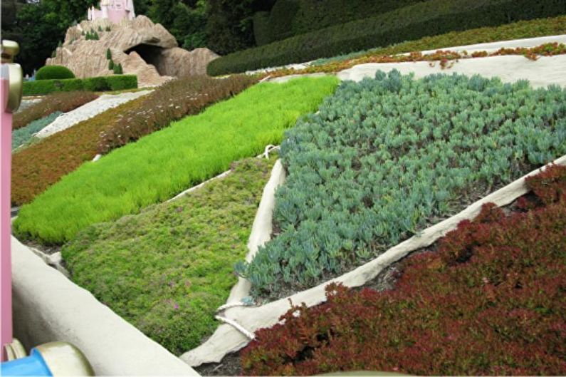 Modular flower beds - Flowerbed in the country, ideas for landscape design