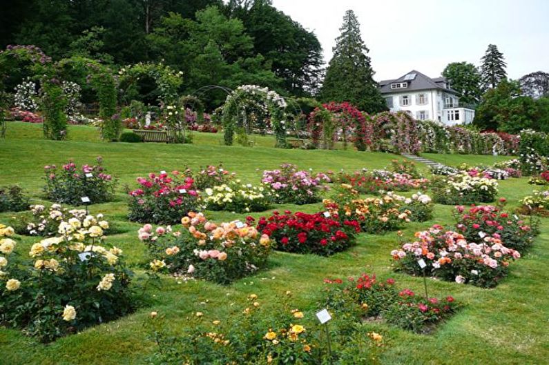 Modular flower beds - Flowerbed in the country, ideas for landscape design