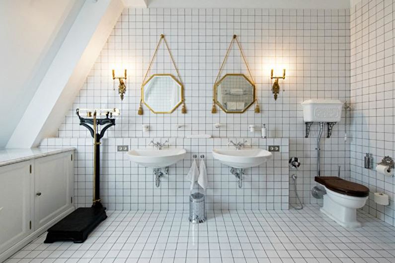 White Bathroom Design - Decor