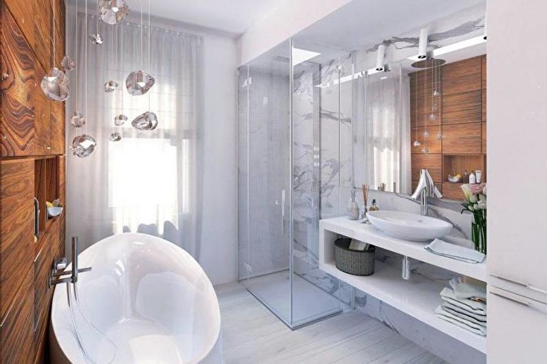 White Bathroom Design - Decor