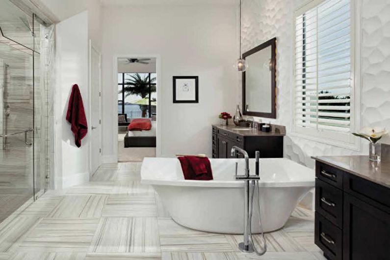 White Bathroom Design - Decor