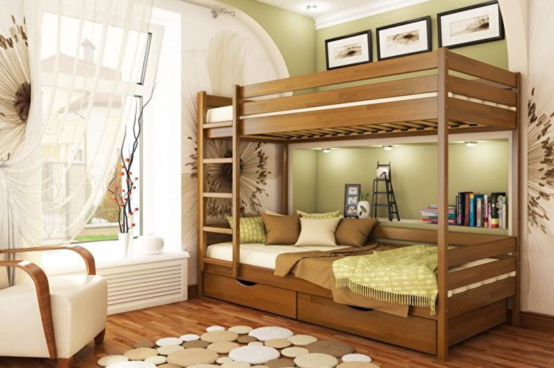 Zoning room for two children - Design a room for a teenager