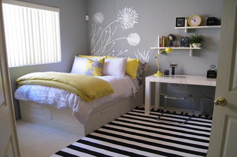 Interior design rooms for a teenager - photo
