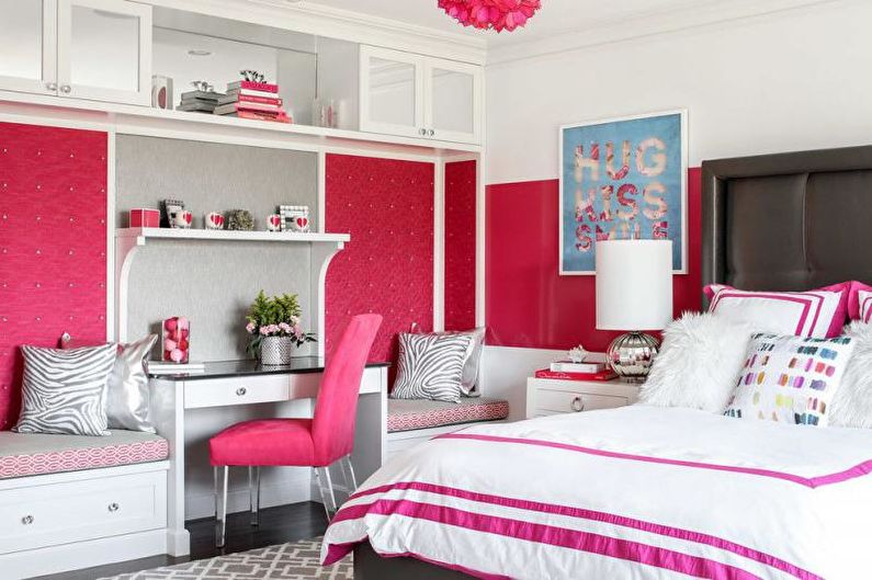 Interior design rooms for a teenager - photo