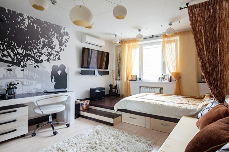 Interior design rooms for a teenager - photo