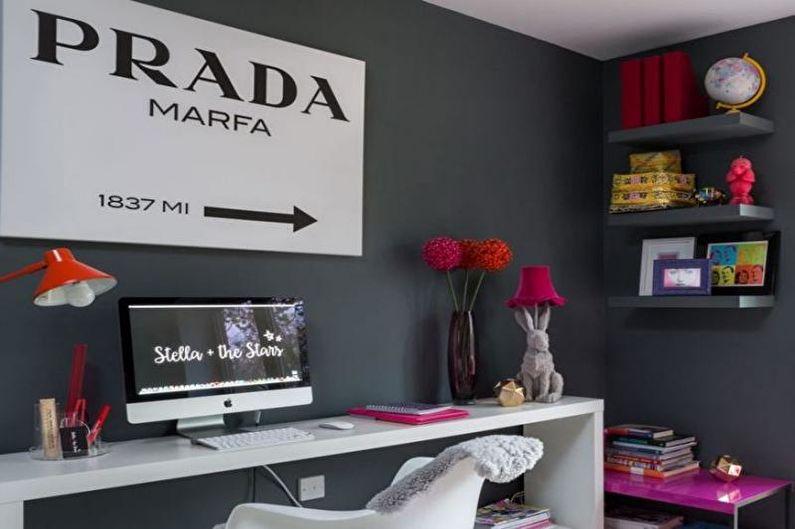 Interior design rooms for a teenager - photo