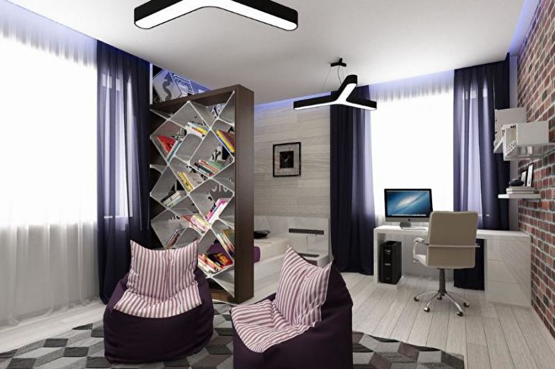 Interior design rooms for a teenager - photo