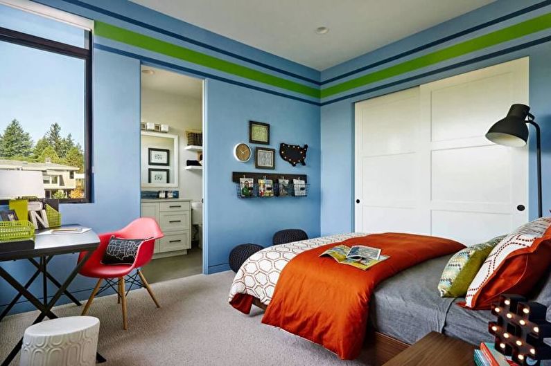 Interior design rooms for a teenager - photo