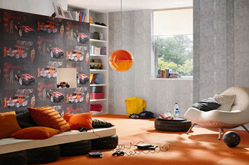 Interior design rooms for a teenager - photo