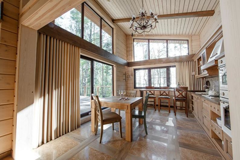 Country-style kitchen studio - Interior Design
