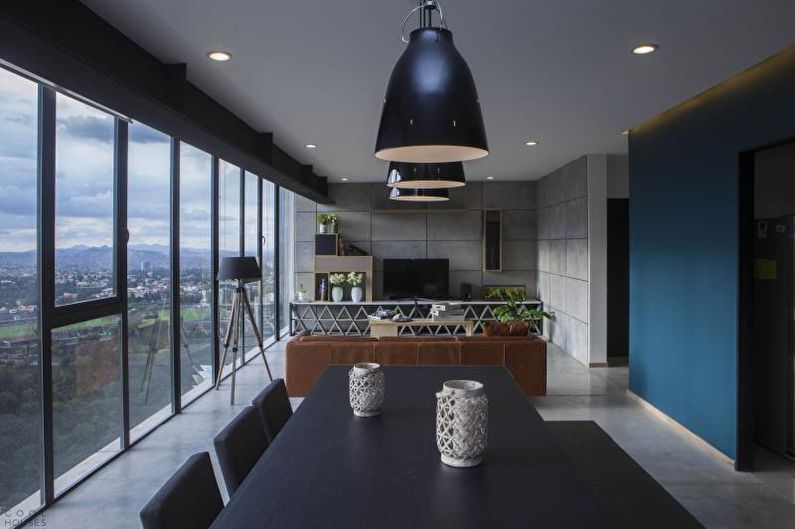 Apartment design in a modern style - Features