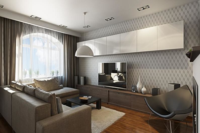Living Room - Design an apartment in a modern style