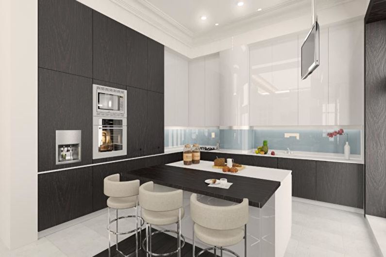 Kitchen - Design apartment in a modern style