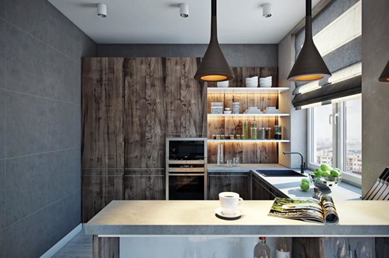 Kitchen - Design apartment in a modern style