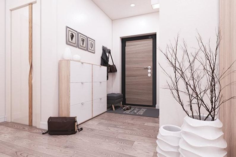 Hallway - Design of an apartment in a modern style