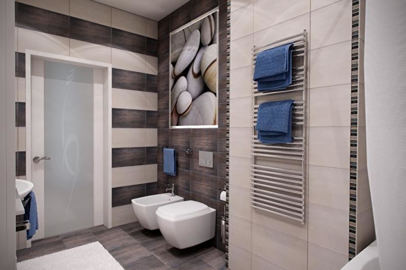 Bathroom - Design apartment in a modern style
