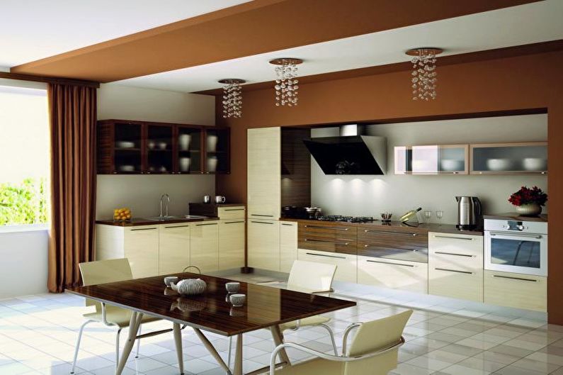 Interior design of an apartment in a modern style - photo