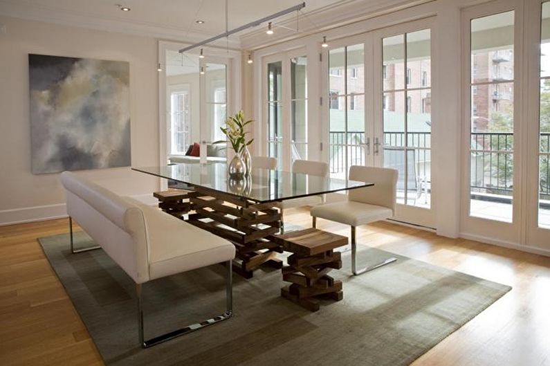 Interior design of an apartment in a modern style - photo