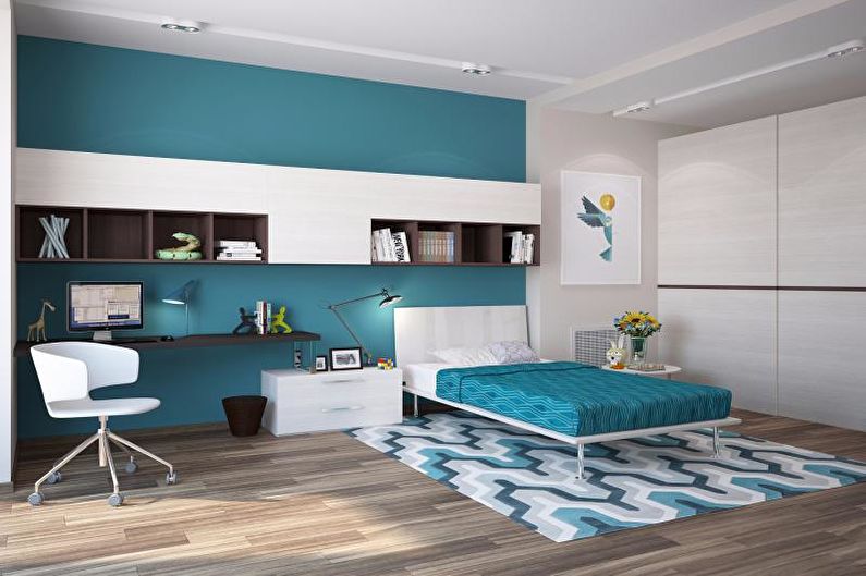 Interior design of an apartment in a modern style - photo
