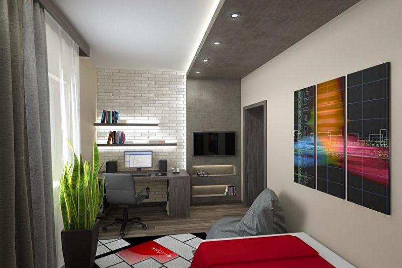 Interior design of an apartment in a modern style - photo