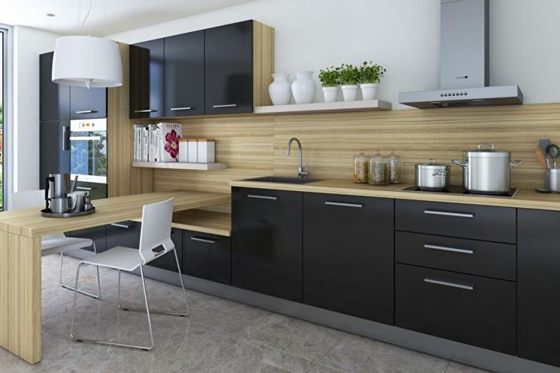 Interior design of an apartment in a modern style - photo