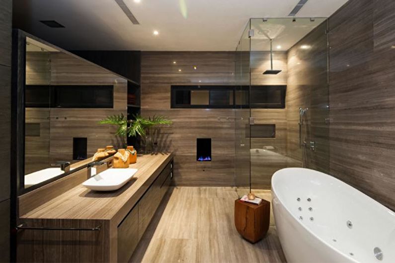 Interior design of an apartment in a modern style - photo