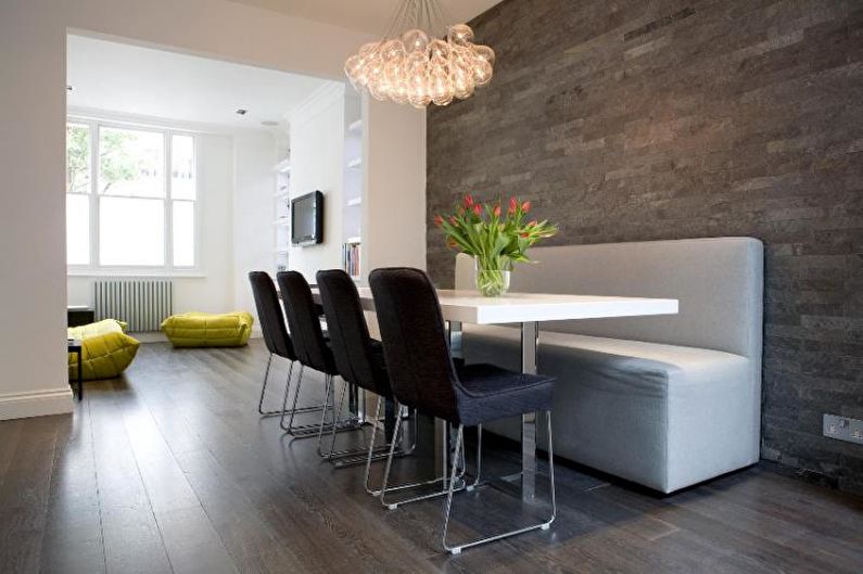 Interior design of an apartment in a modern style - photo