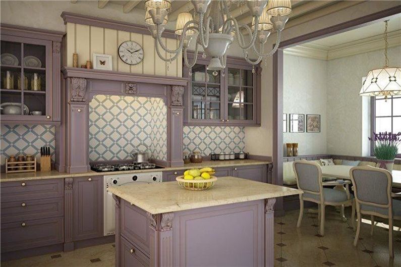 Provence style apartment design - Features