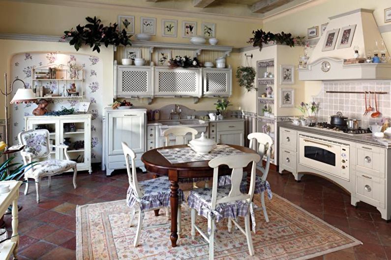 Kitchen - Provence style apartment design