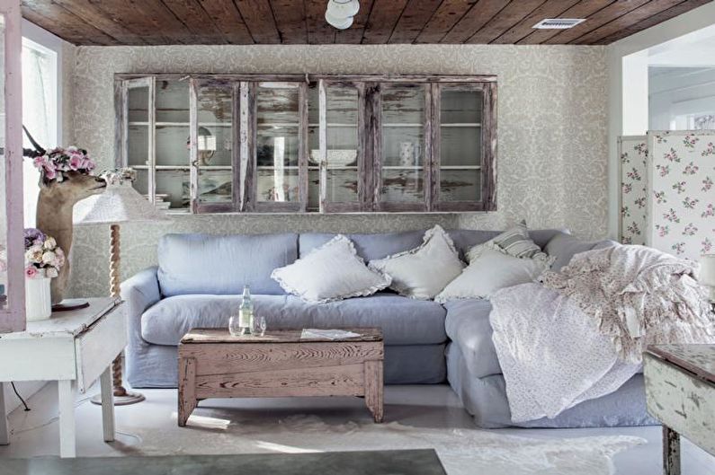 Living Room - Provence style apartment design