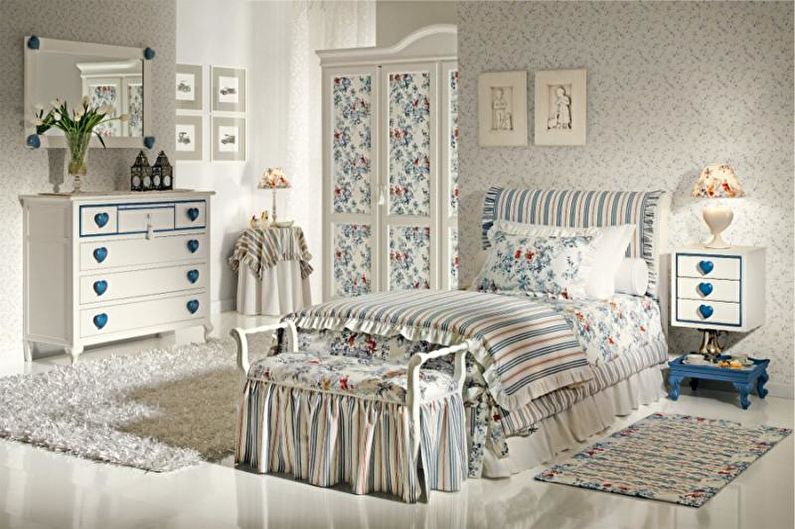 Children's room - Provence style apartment design