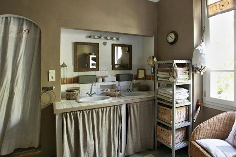 Bathroom - Provence style apartment design