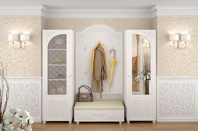 Hallway - Provence style apartment design