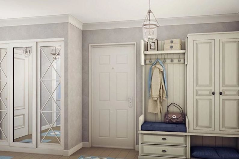 Hallway - Provence style apartment design