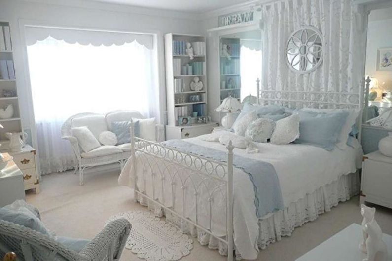 Interior design of an apartment in provence style - photo